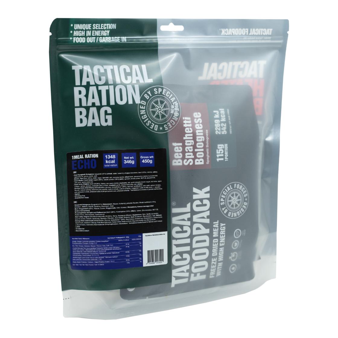 Tactical Foodpack 1 Meal Ration Echo - Schwarz -