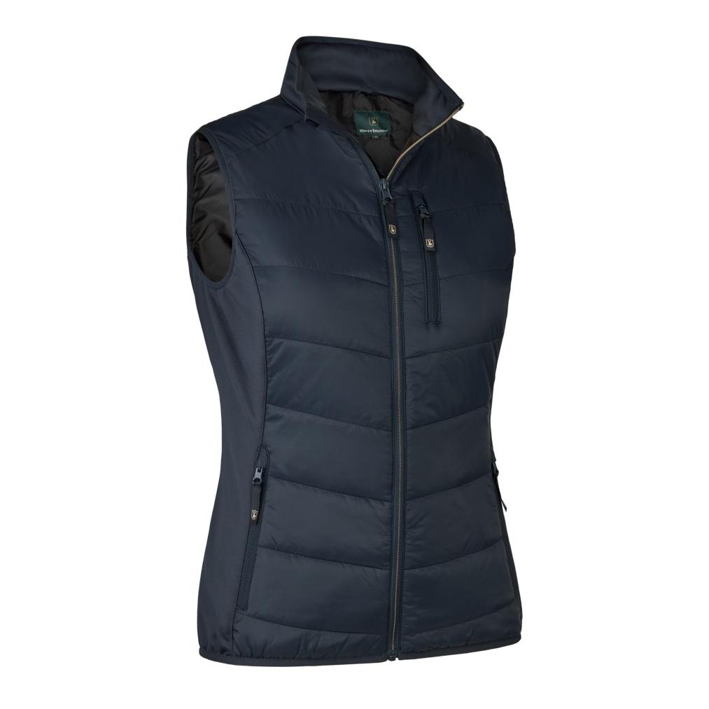 Deerhunter Heat Wattierte Weste Damen - Dark Blue -