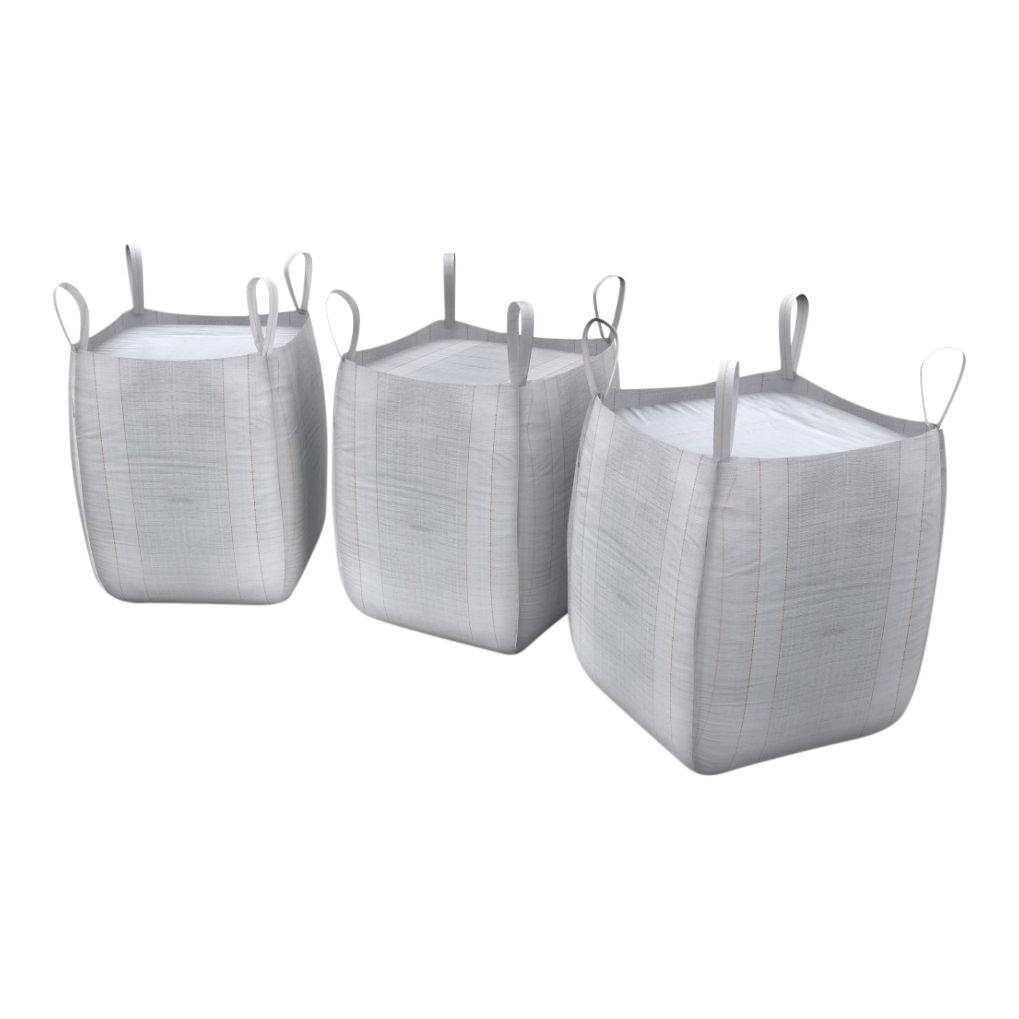 Hauptner Holz Big Bags PREMIUM mit Sternenboden - Weiss -