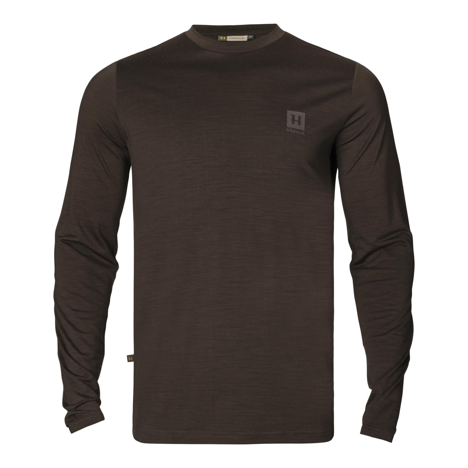 Härkila Base All Season Langarmshirt - Shadow Brown -