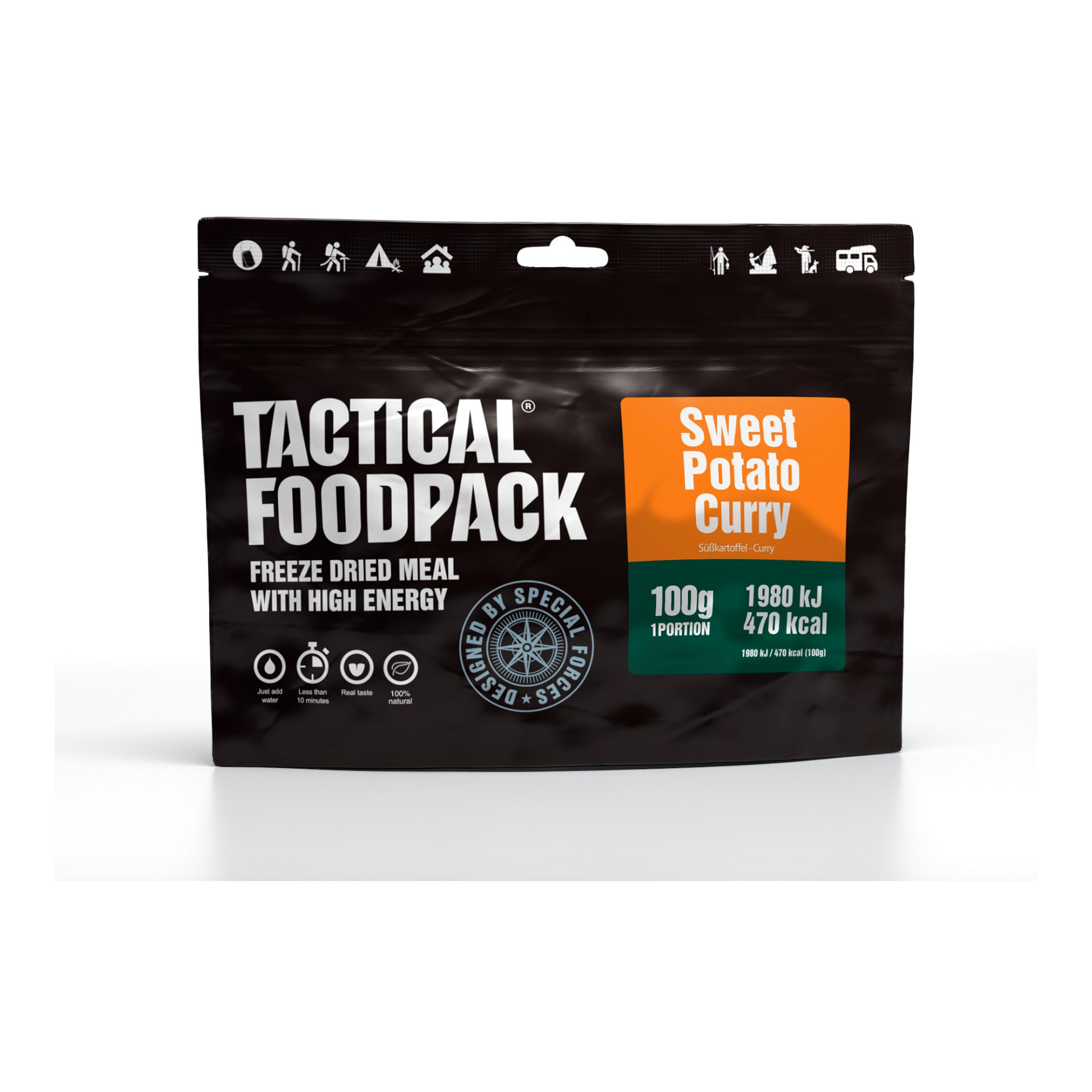 Tactical Foodpack Sweet Potato Curry - Schwarz -