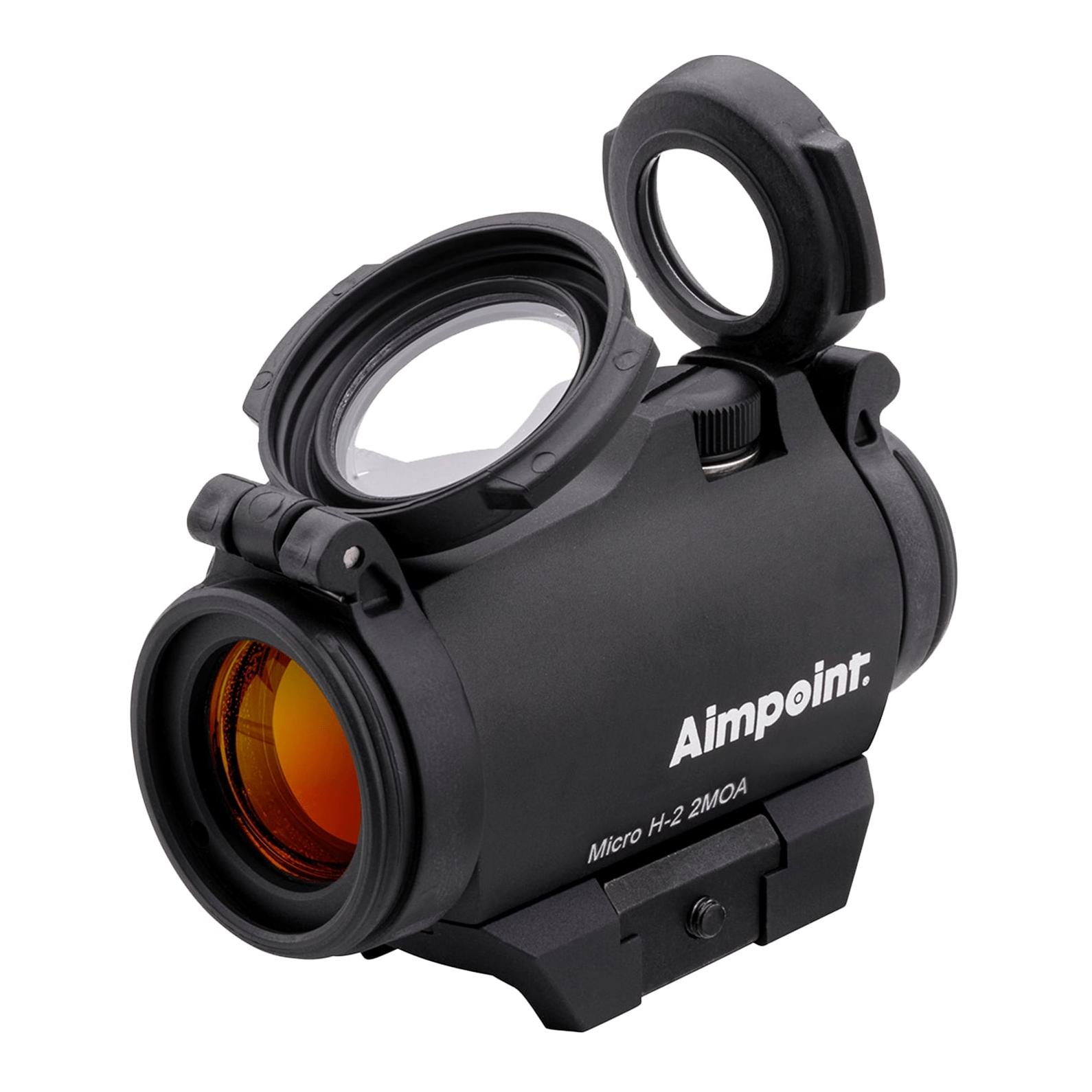 Aimpoint Rotpunktvisier Micro H-2 mit Schiene - Schwarz -