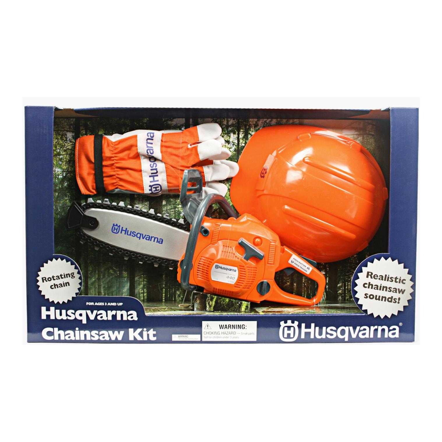 Husqvarna Spielzeug-Kettensäge - Set - Orange -