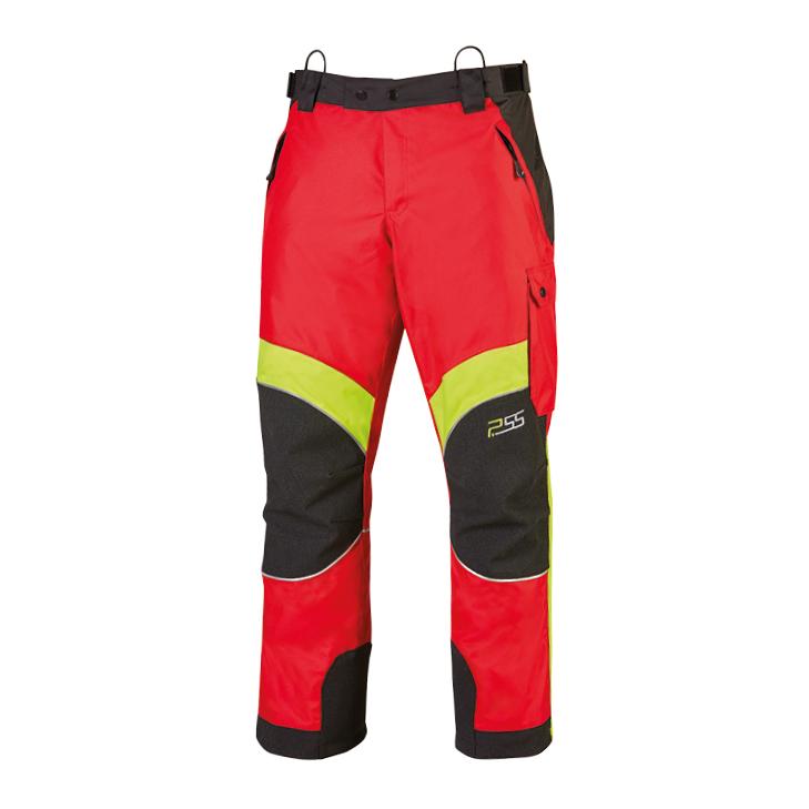 PSS X-treme Rain Regenhose - rot/gelb