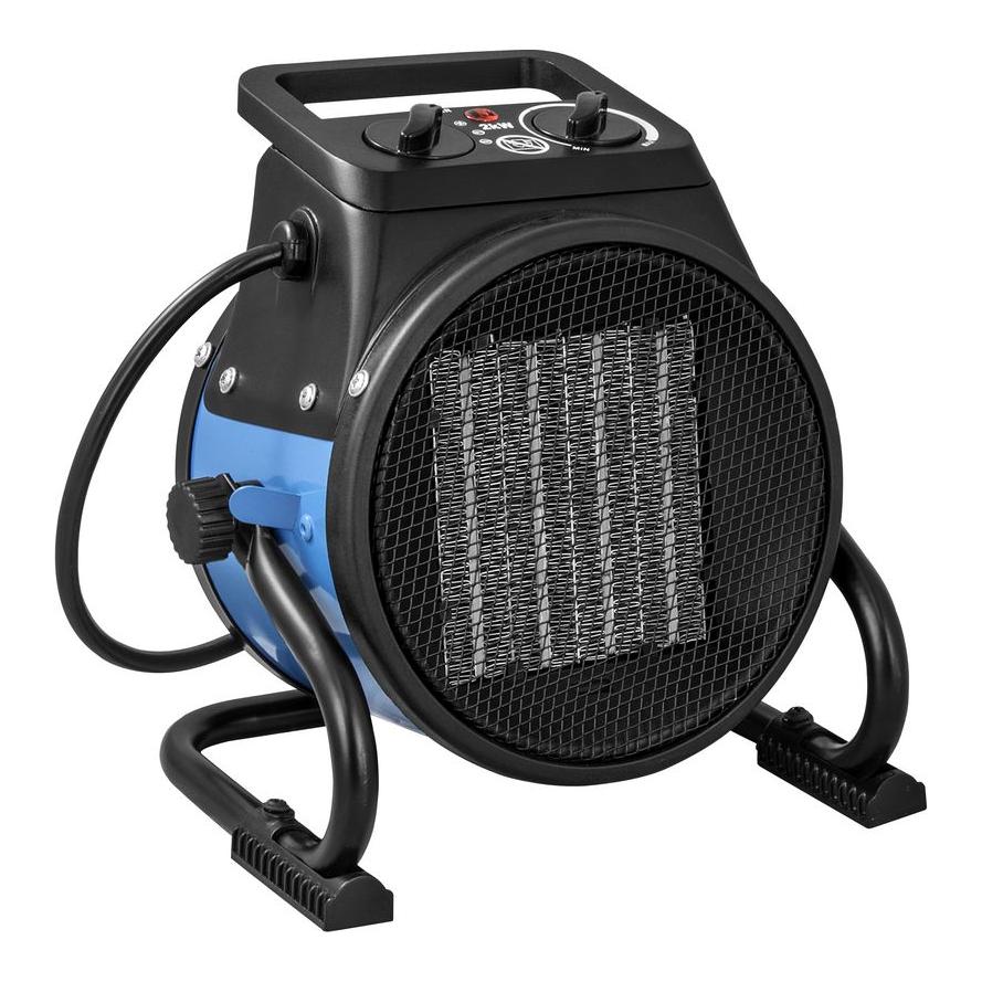 Güde Elektroheizer GEH 2000 P - Schwarz/Blau -