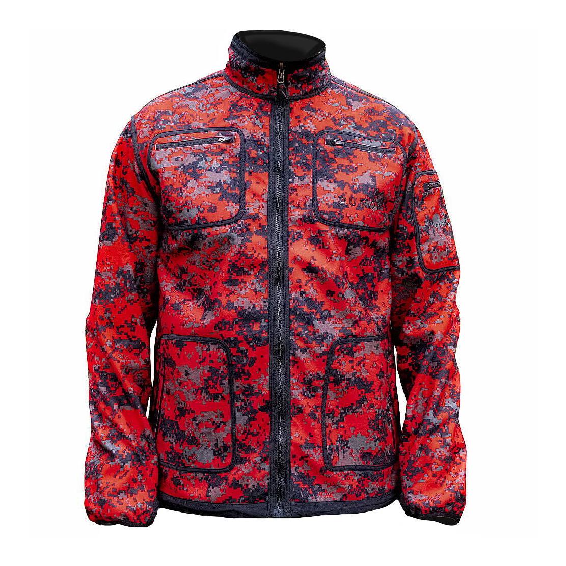 Pumori Jämtland Pixel Jacke - Red Blaze -