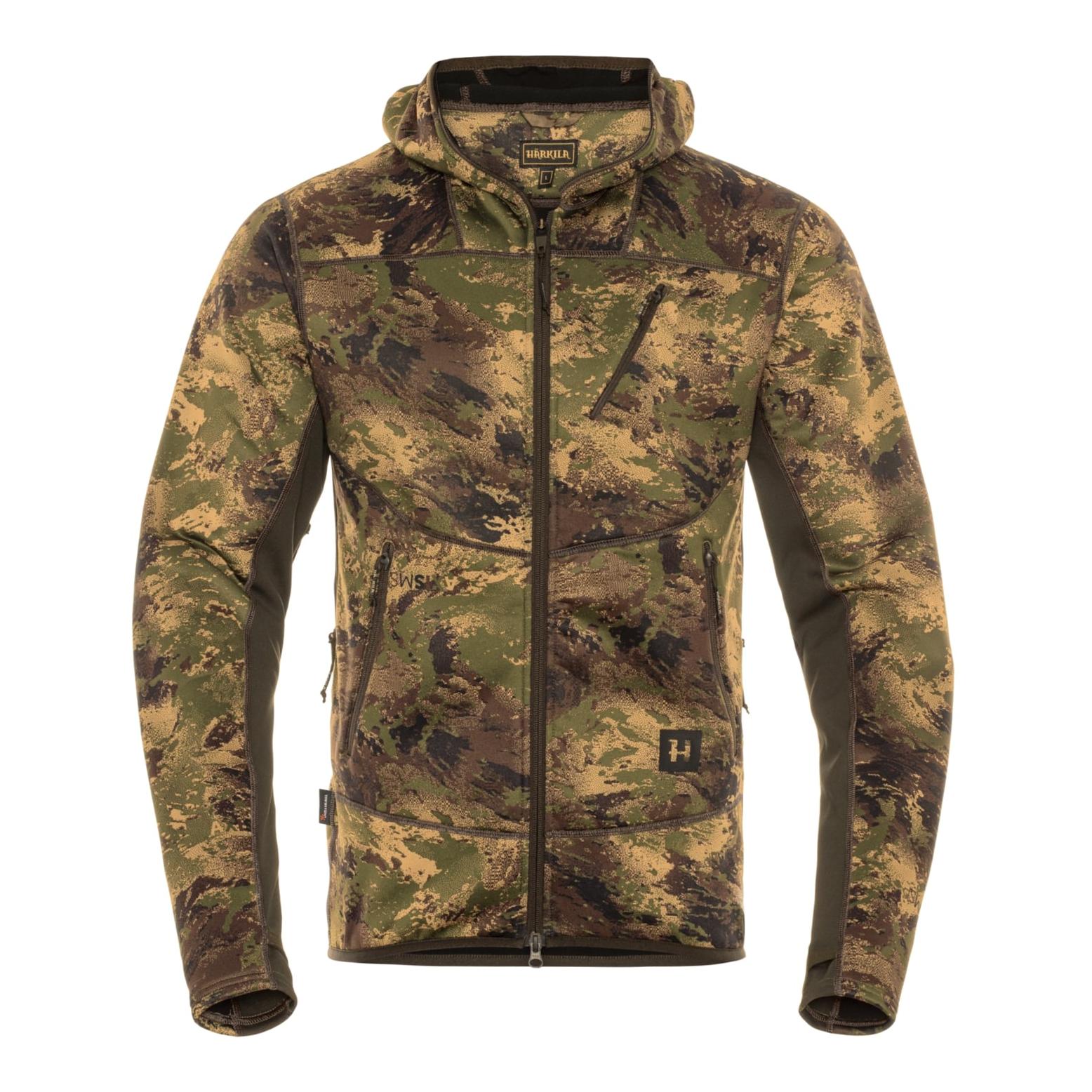 Härkila Deer Stalker Camo Fleece Hoodie - AXIS MSP® Forest green