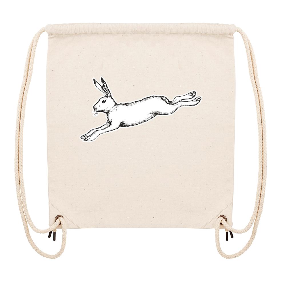 orsino Laufender Hase Sportbeutel - Natural -