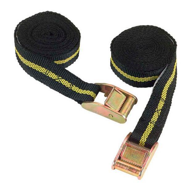 Kerbl Klemmschlossgurt 2er-Set - Schwarz-Gelb -