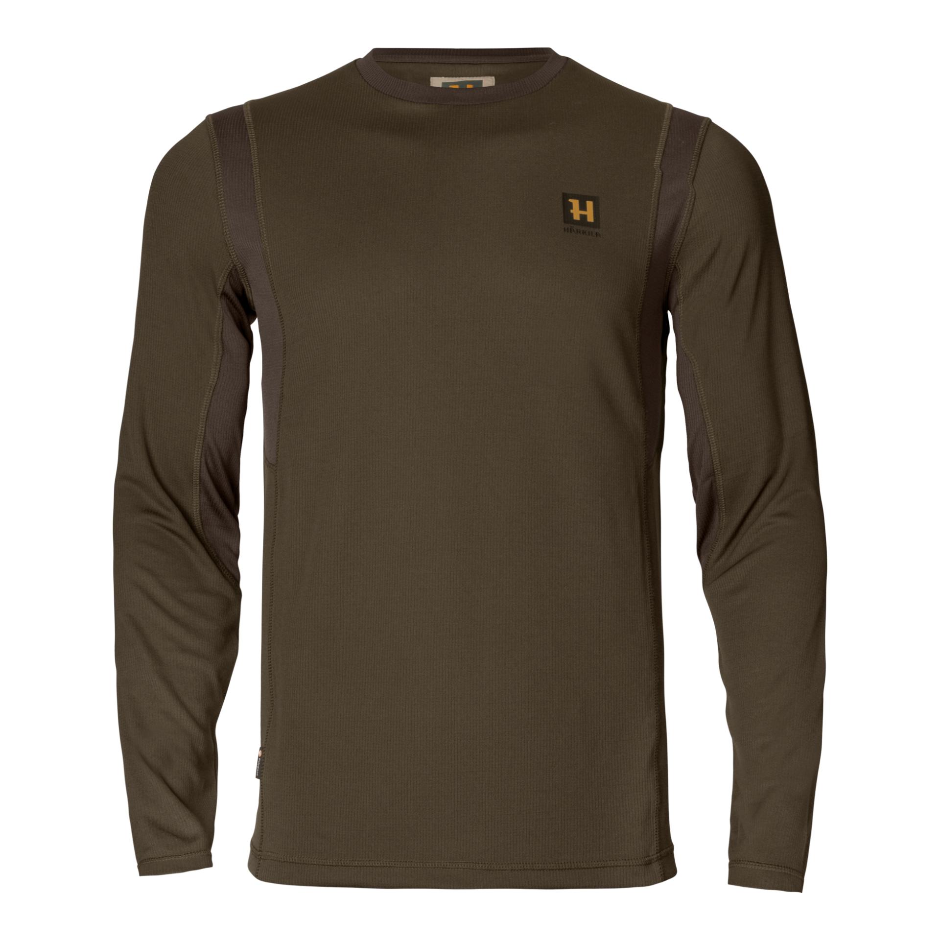 Härkila Forest Hunter L/S T-shirt - Hunting Green/Shadow Brown -