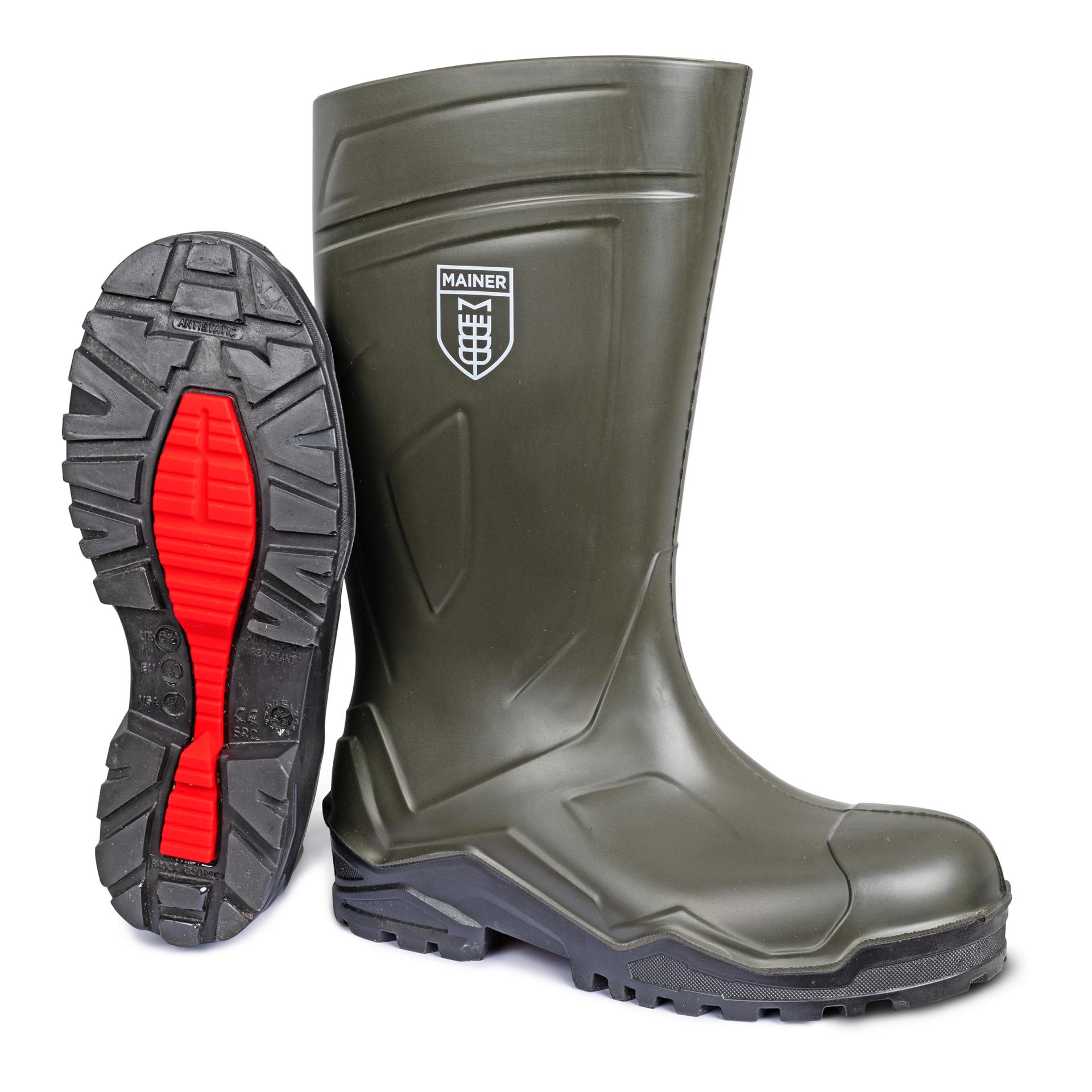 Mainer High Performance Kevlar Safety Boot S5 - Gummistiefel - Oliv -