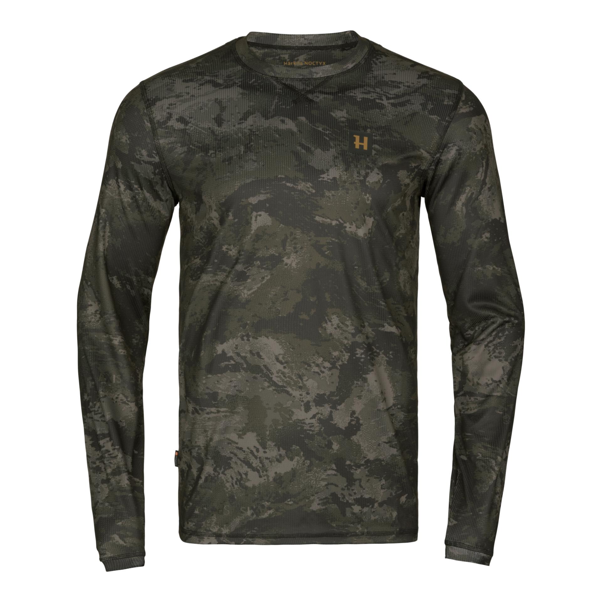 Härkila NOCTYX Camo Langarmshirt - AXIS MSP®Black -