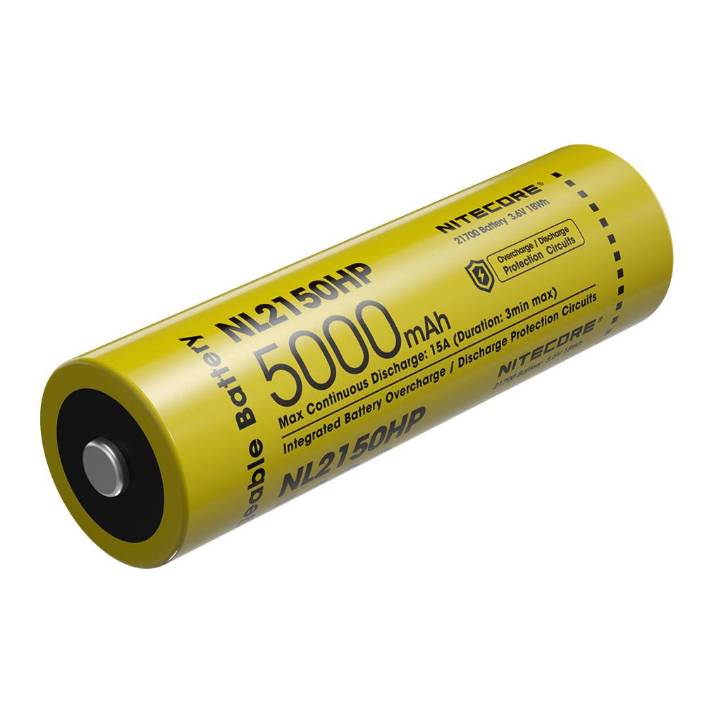 Nitecore 21700 Akku 5000mAh - NL2150HP 15A - Gelb -