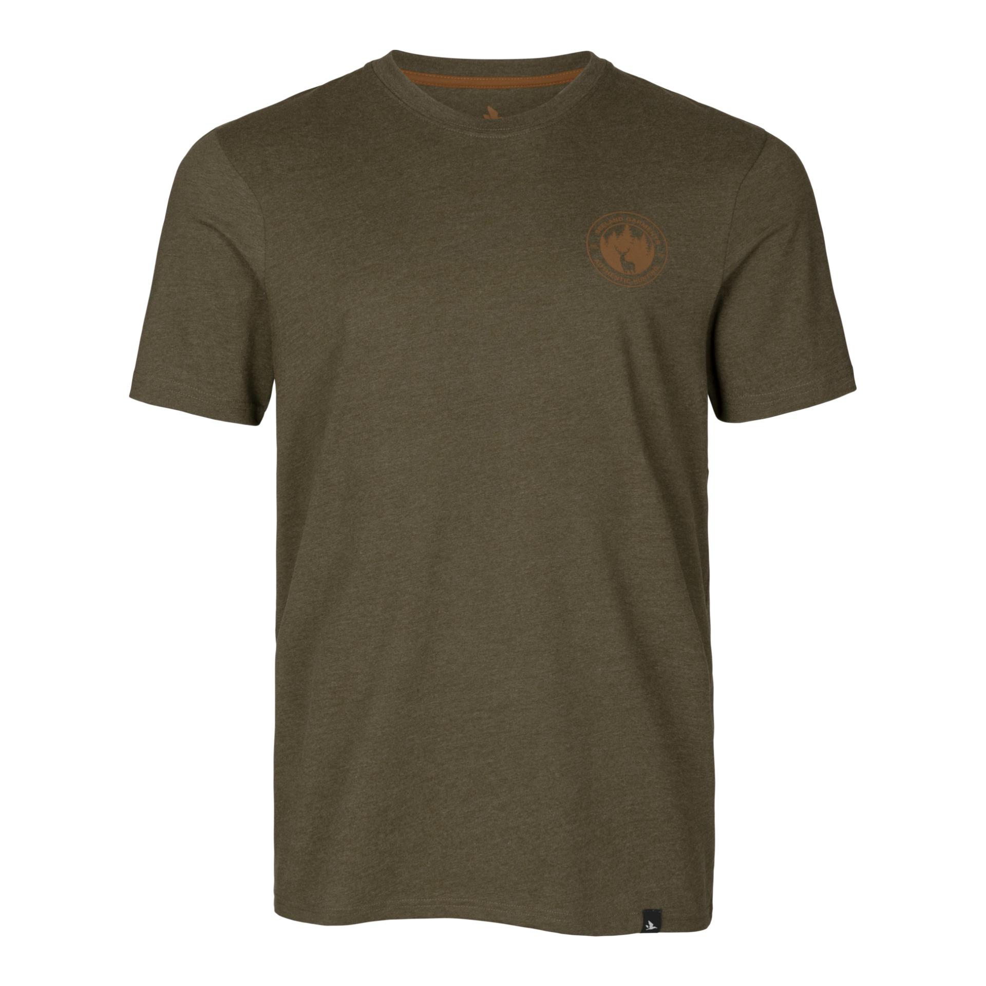 Seeland Saker T-Shirt - Pine Green Melange -