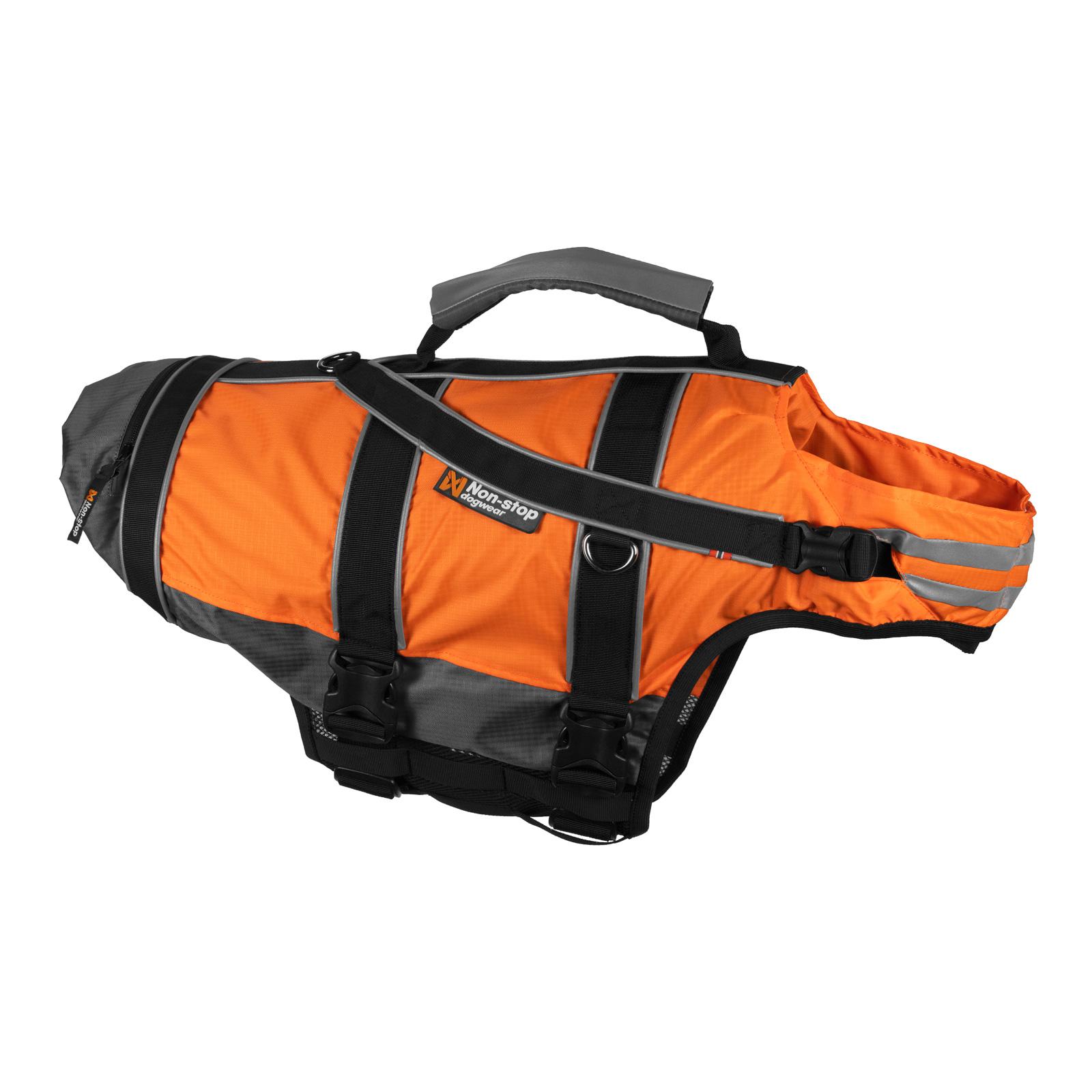 Non-stop Dogwear Safe Life Jacket 2.0 Hundeschwimmweste - orange