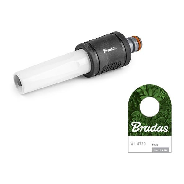 Bradas WHITE LINE Einstellbare Düse TPR - Schwarz/Weiss -