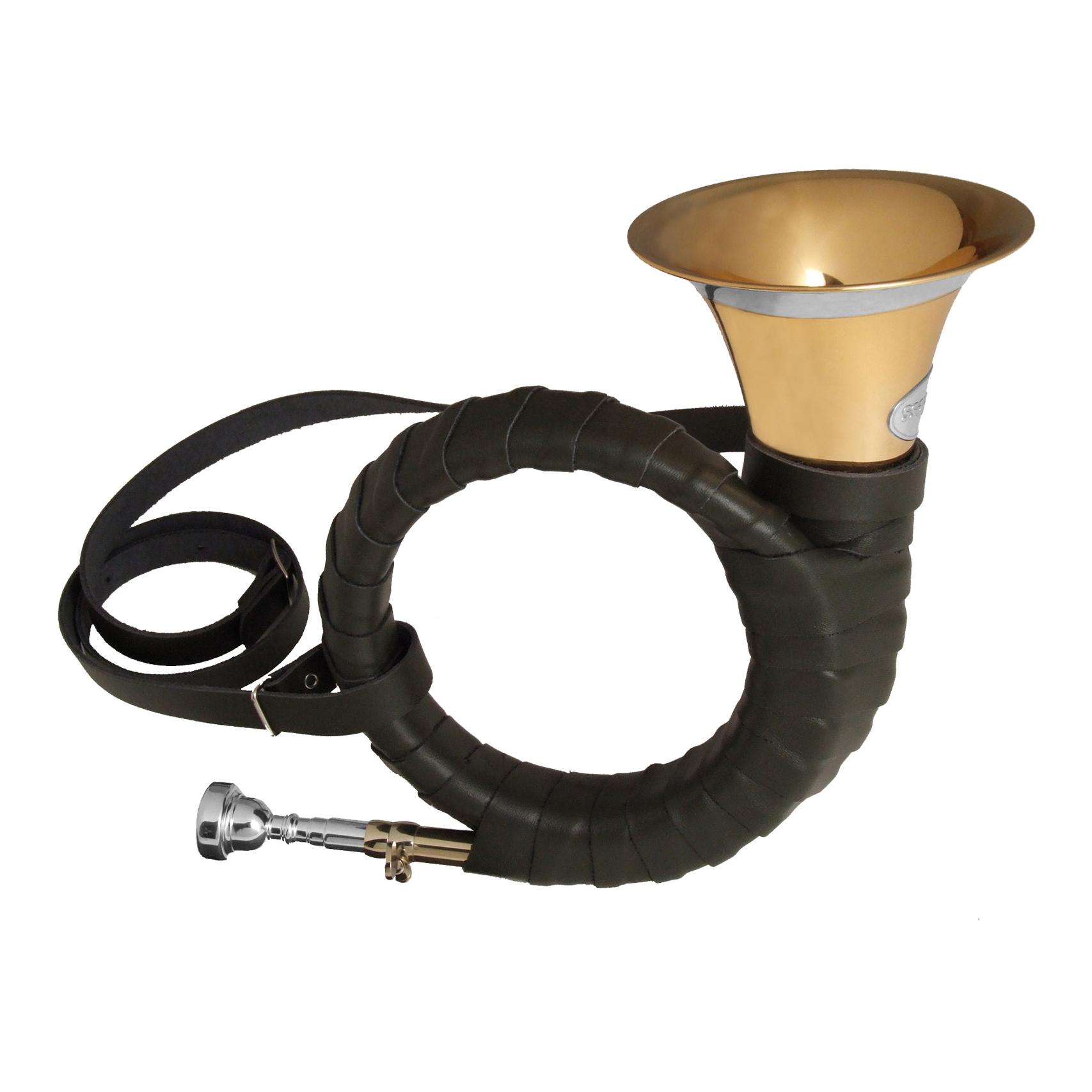 AKAH Fürst-Pless-Horn mit Stimmzug - Grün/Gold -