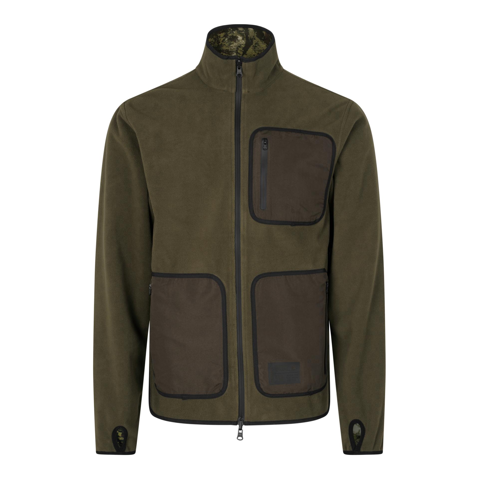 Seeland Rogue Reversible Fleecejacke - Light Pine/Invis Green -