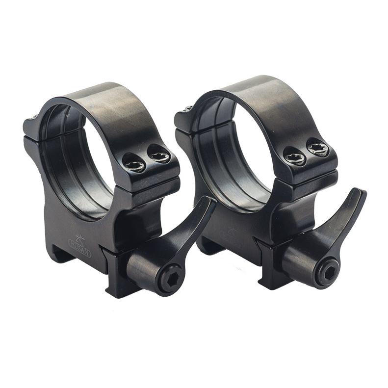 Rusan Weavermontage QUICK RELEASE - 30mm Ringe - Schwarz -