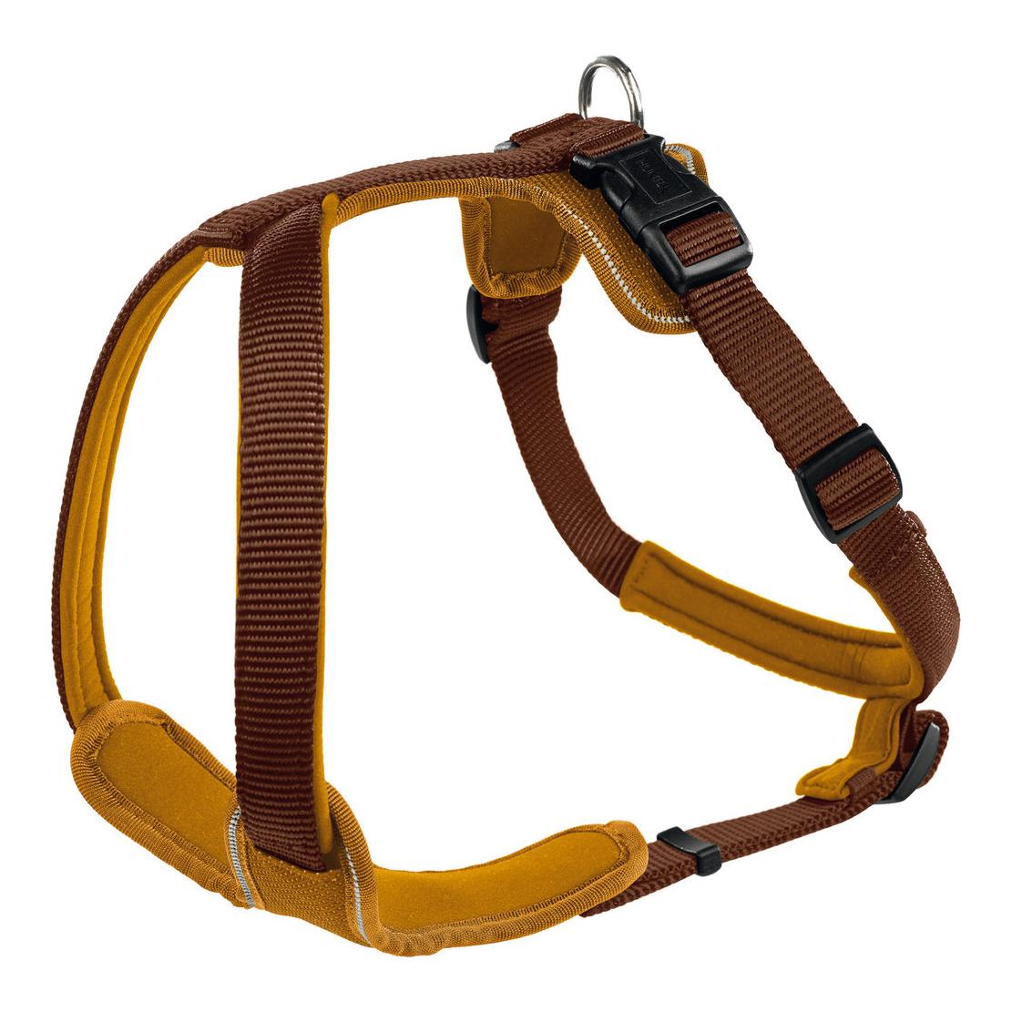 Hunter Geschirr Neopren/Nylon - braun/caramel