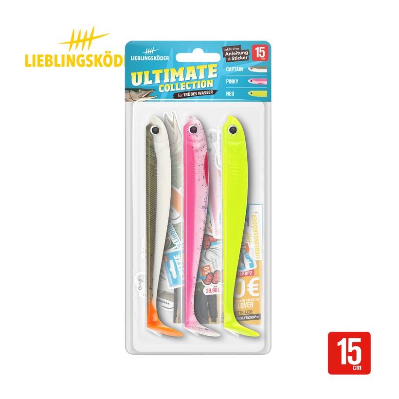 Lieblingsköder Ultimate Collection trübes Wasser - Gummiköder-Set