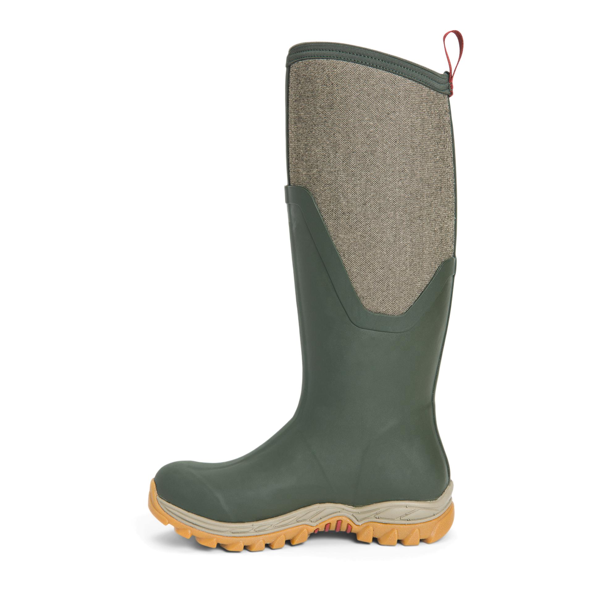 The Original Muck Boot Company Gummistiefel Damen Arctic Sport II Tall - Dark Olive/Herringbone -