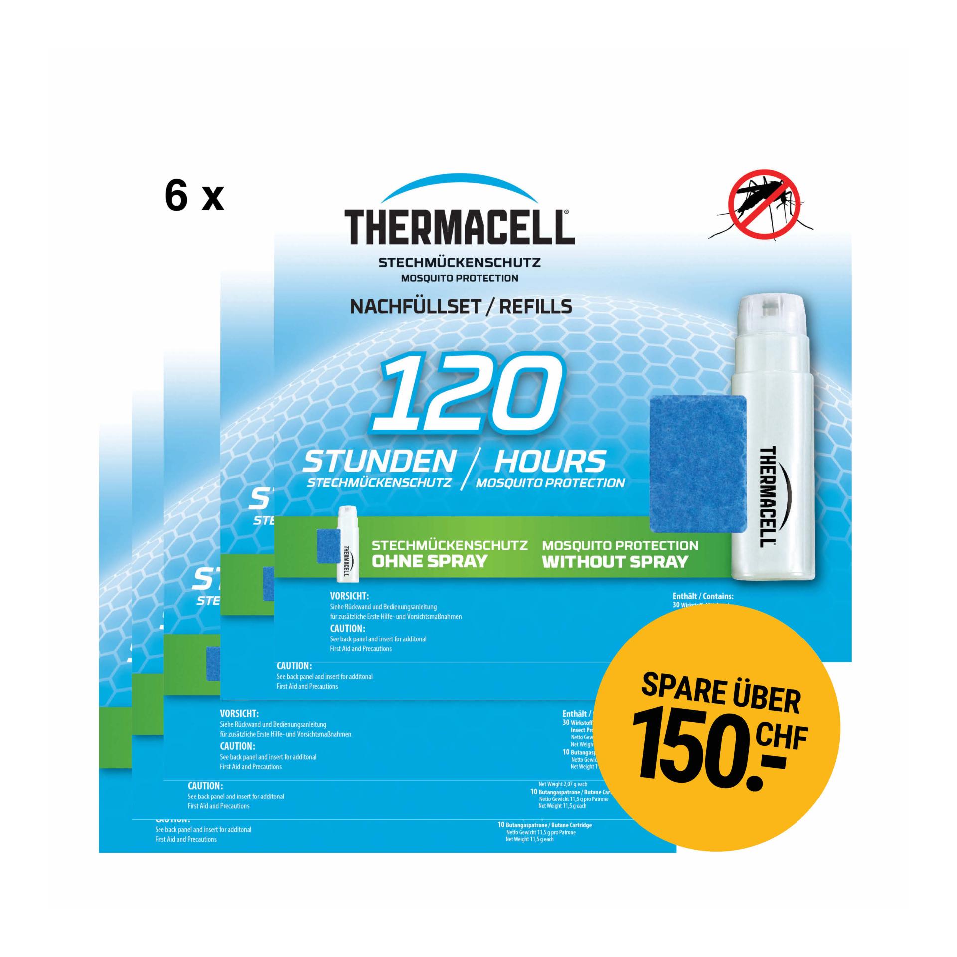 Thermacell Mückenschutz Saisonpack (3 Monate) Nachfüllpack HALOmini / MR450 / MR300