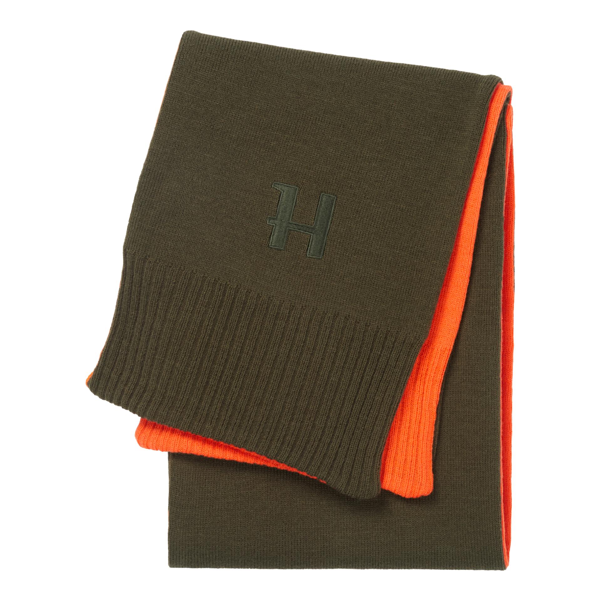 Härkila Reversible Schal - Hunting Green/Orange Blaze -