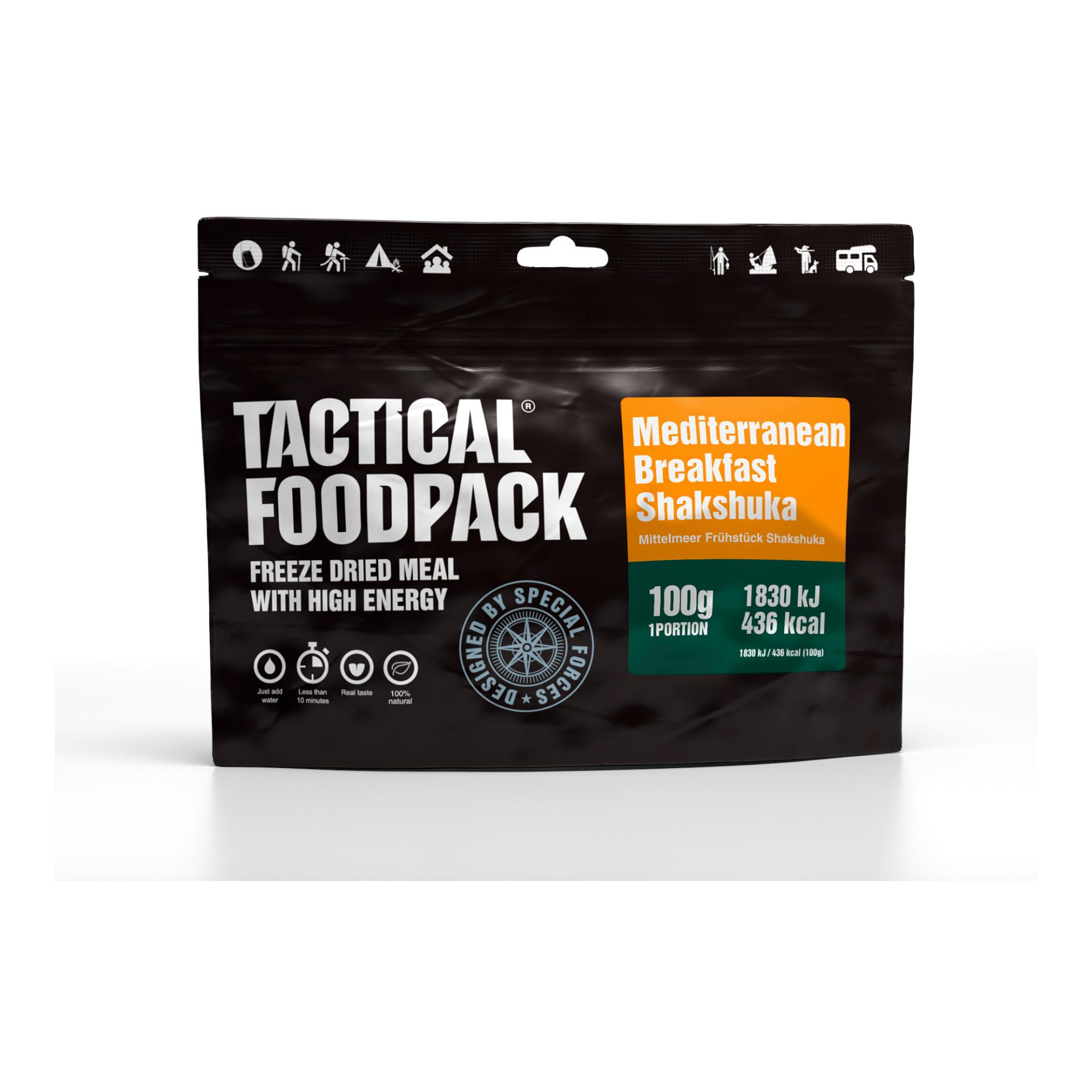 Tactical Foodpack Mediterranean Breakfast Shakshuka - Schwarz -