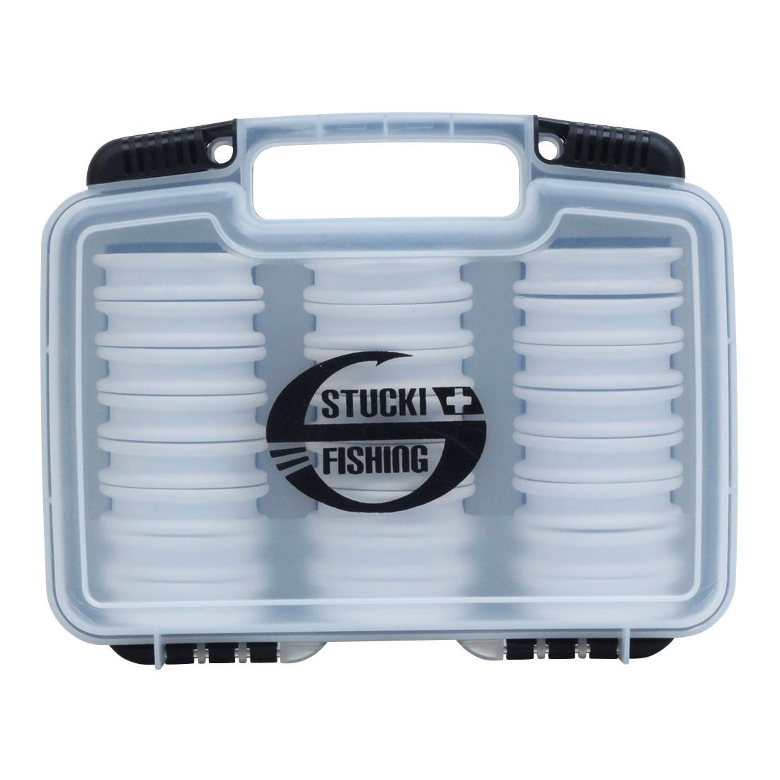 Stucki Fishing Box mit 24 grossen Hegenenwickler - Hegenenbox