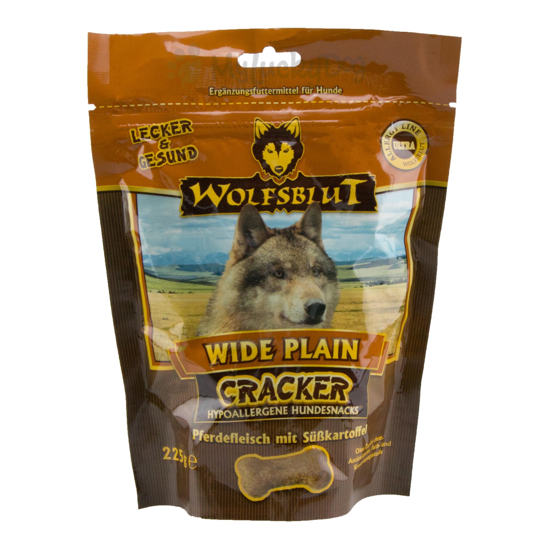 Wolfsblut Cracker Hundesnacks Wide Plain Pferd & Süßkartoffel 225 g - Natur -