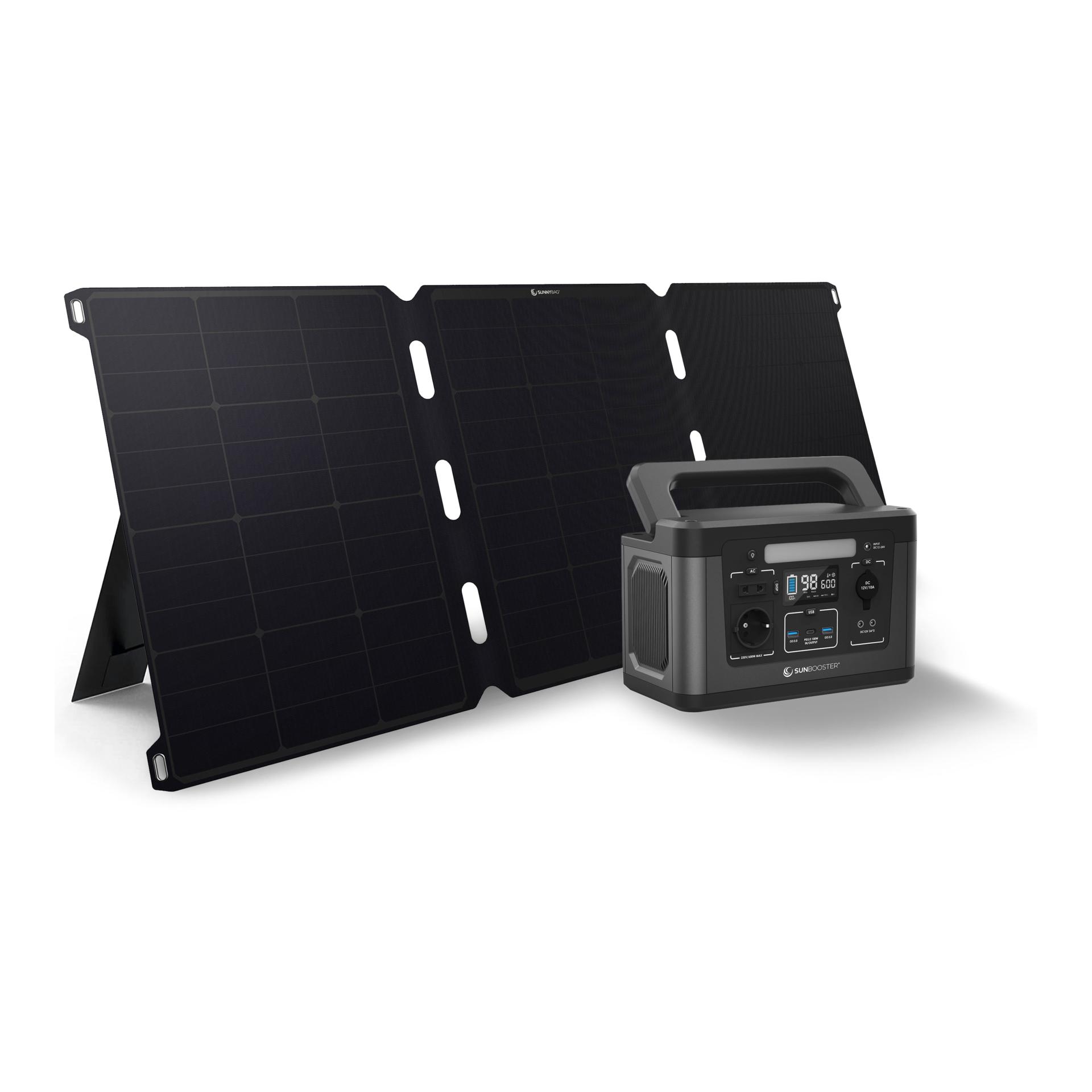 SunnyBag Sunbooster 120 + Powerstation 600