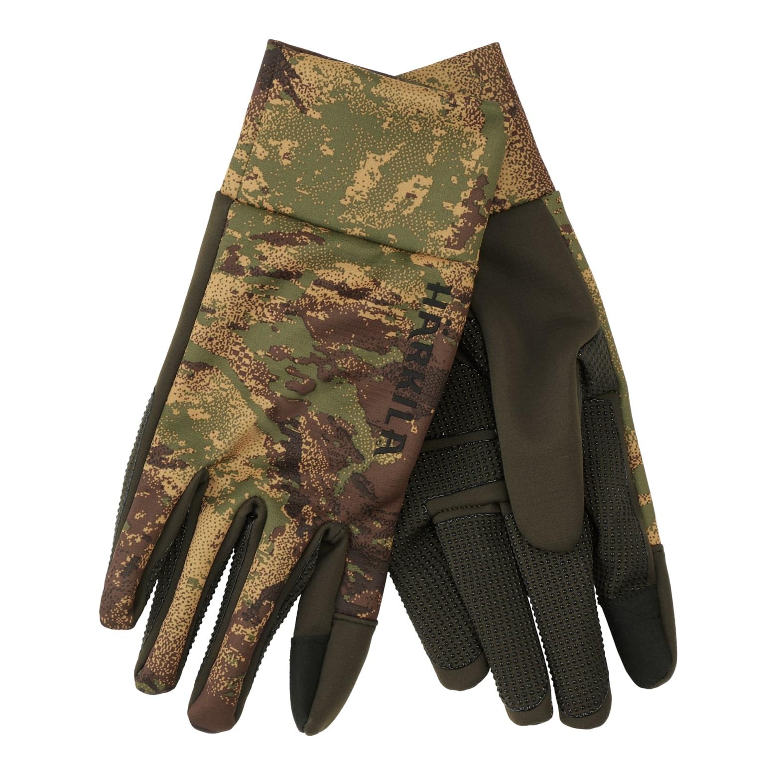 Härkila Deer Stalker Camo Fleecehandschuhe - AXIS MSP® Forest green
