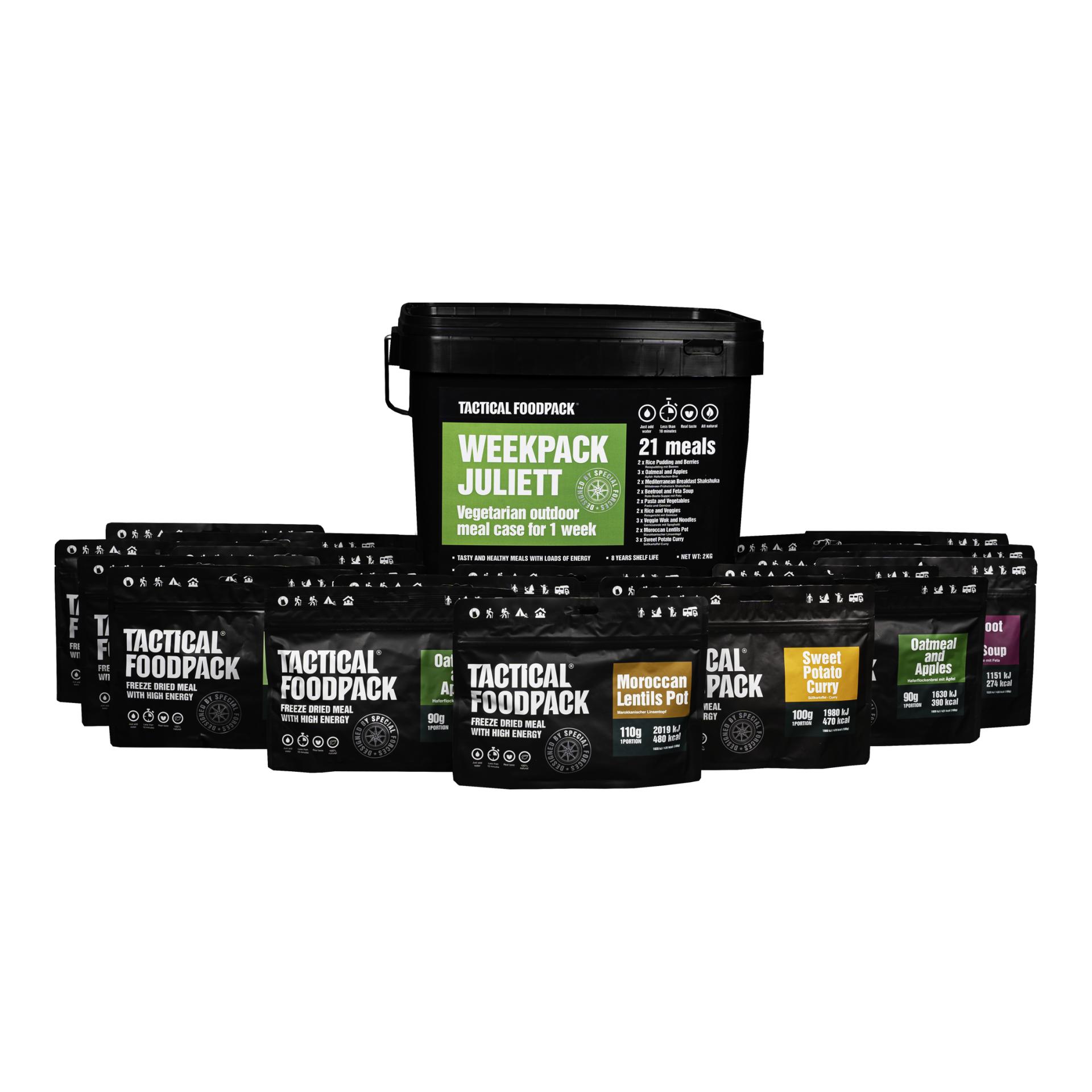 Tactical Foodpack Weekpack Juliett - Schwarz -